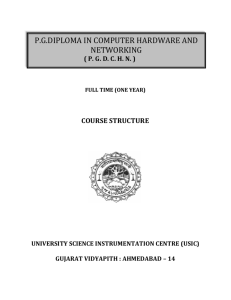 PG Diploma in Computer Hardware and