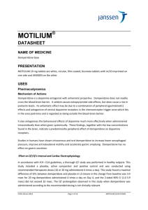 motilium - Medsafe