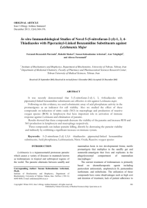 (5-nitrofuran-2-yl)-1, 3, 4 - Iranian Journal of Allergy, Asthma and