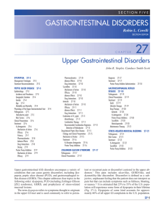 GASTROINTESTINAL DISORDERS