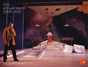 TCG annual report - Theatre Communications Group