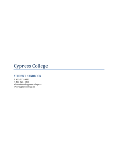 here - Cypress College