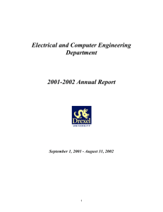 2001-2002 Annual Report - Electrical and Computer Engineering