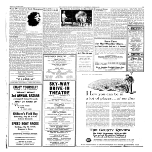 sky-way drive-in theatre - NYS Historic Newspapers