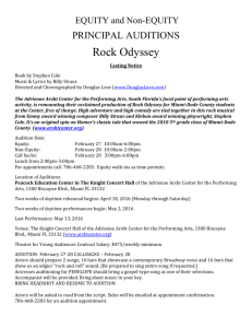 Rock Odyssey - Adrienne Arsht Center
