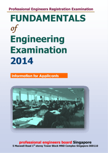 FUNDAMENTALS Engineering Examination 2014