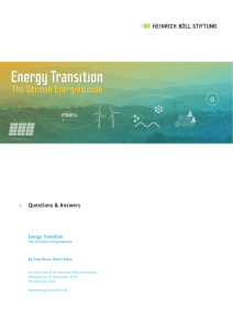 Questions & Answers - German Energy Transition