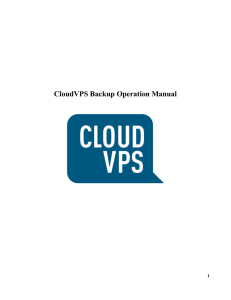 CloudVPS Backup Operation Manual-checked-1