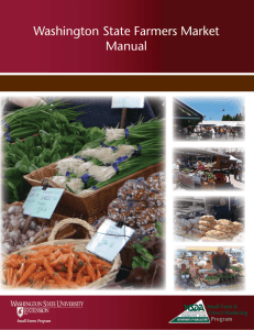 Washington State Farmers Market Manual