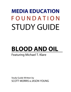 blood and oil - Media Education Foundation