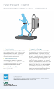 Force-Induced Treadmill - Southern Research Institute