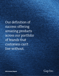 Our definition of success: offering amazing products