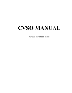 cvso manual - WICVSO.org