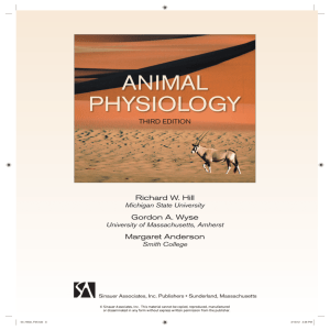 Animal Physiology, Third Edition