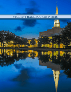 Student Handbook - Charleston Southern University