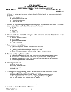 PT28/PRIME/PCC 1 PRIME ACADEMY 28TH SESSION