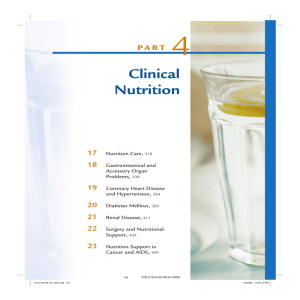 Clinical Nutrition - coursewareobjects.com