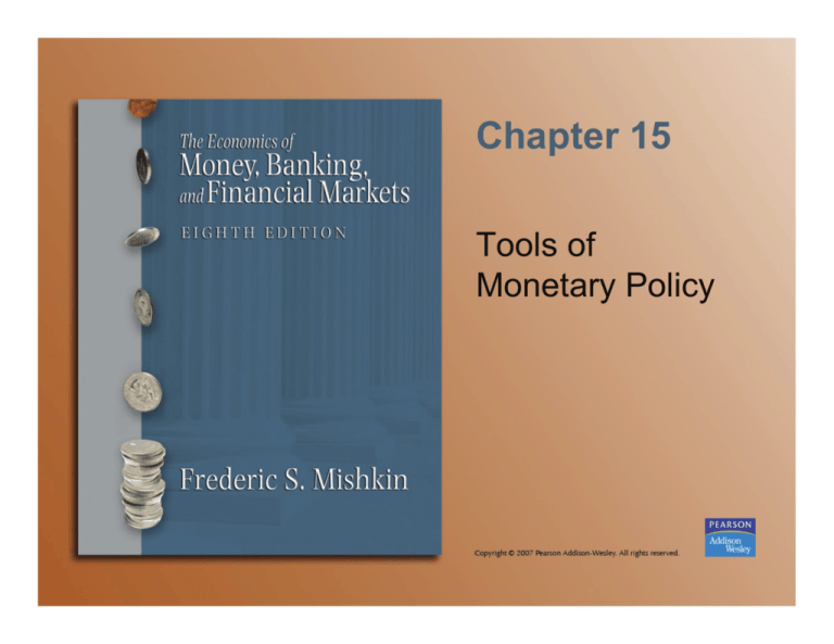 Tools Of Monetary Policy