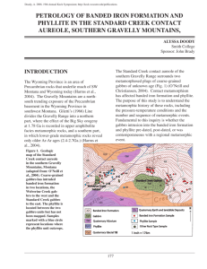 Petrology of Banded Iron Formation and Phyllite in The Standard