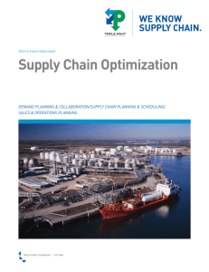 Supply Chain Optimization - Triple Point Technology, Inc.