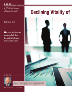 Declining Vitality of the Audit Interference Rule