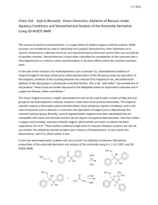 Chem 324 Expt 6 (Revised): Green Chemistry: Allylation of Benzoin