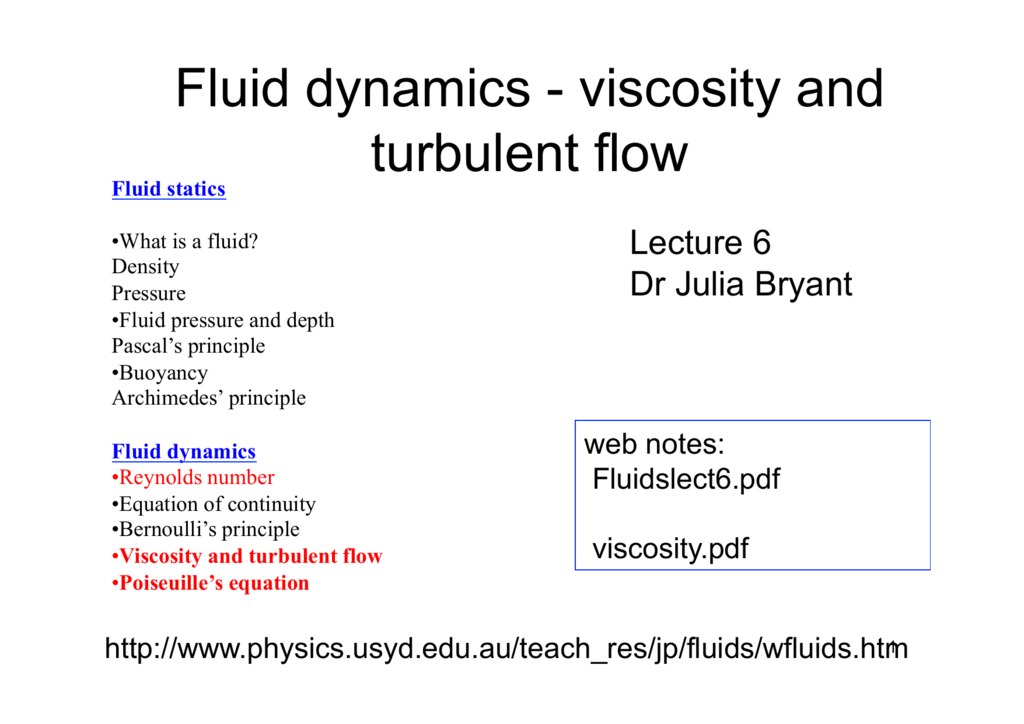 reynolds number equation using kinematic viscosity