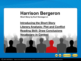 compare and contrast essay on harrison bergeron