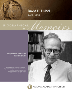 David H. Hubel - National Academy of Sciences