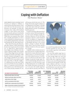 Coping with Deflation