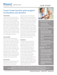 Cancer Center launches grant program to aid patient