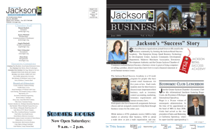 BUSINESS NEWS - Jackson County Chamber of Commerce