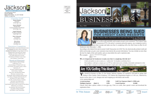 BUSINESS NEWS - Jackson County Chamber of Commerce