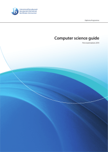 Computer science guide - Queensland Academy for Science