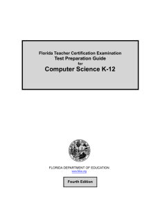 Computer Science K-12 - Teacher Certification Testing