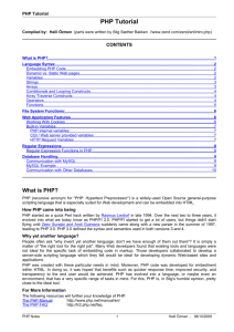 PHP Tutorial