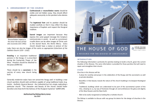 The House of God - Catholic Diocese of Christchurch