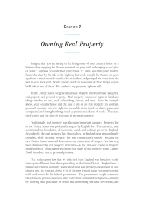 Owning Real Property - Interactive Casebook Series