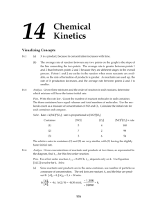 14 Chemical Kinetics