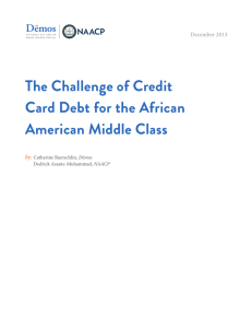 The Challenge of Credit Card Debt for the African American