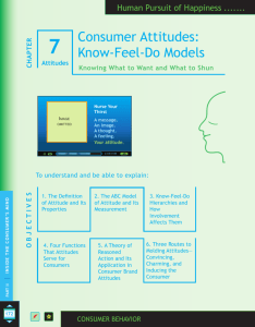 Consumer Attitudes: Know-Feel-Do Models