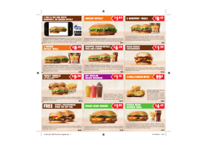 Burger King Vouchers