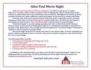 Get the Alice Paul Movie Night Tool Kit
