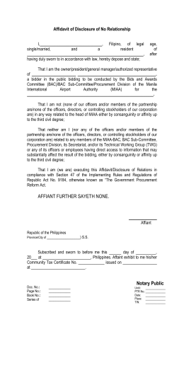 fpc015 joint affidavit of two disinterested - Pag