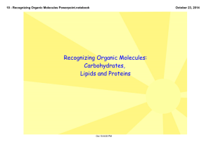 Recognizing Organic Molecules