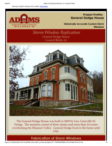 General Dodge House - Adams Architectural Wood Products