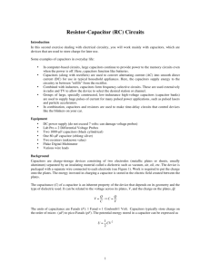 Resistor-Capacitor (RC) Circuits