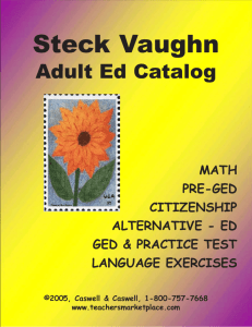 Steck Vaughn - www teachersmarketplace.com