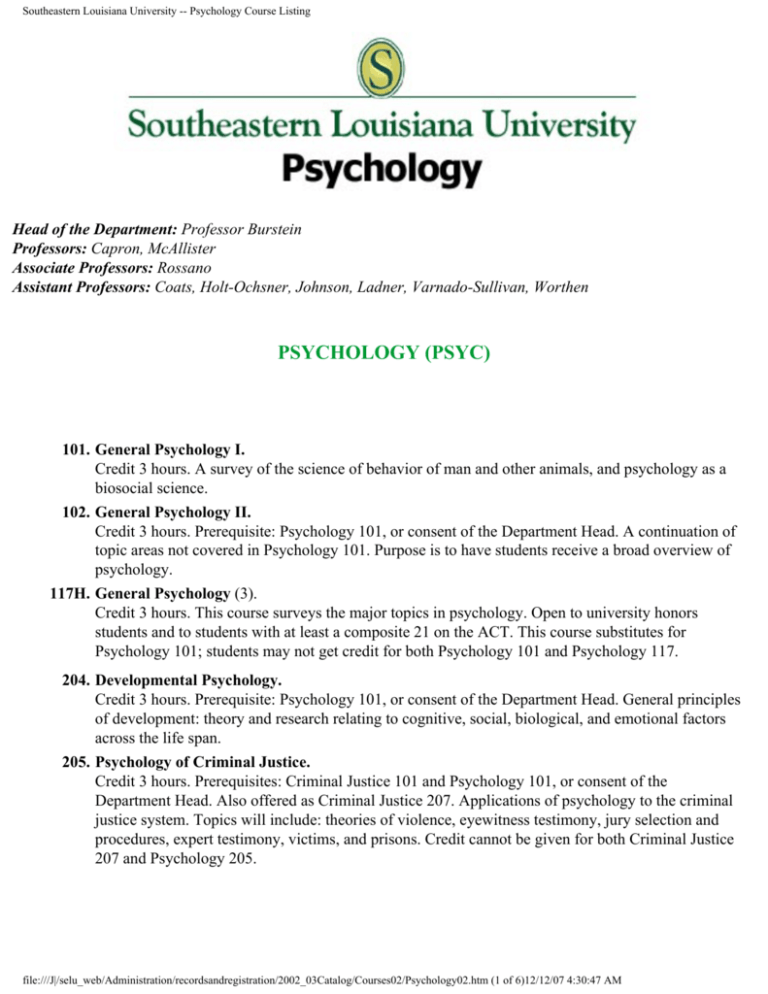 Southeastern Louisiana University