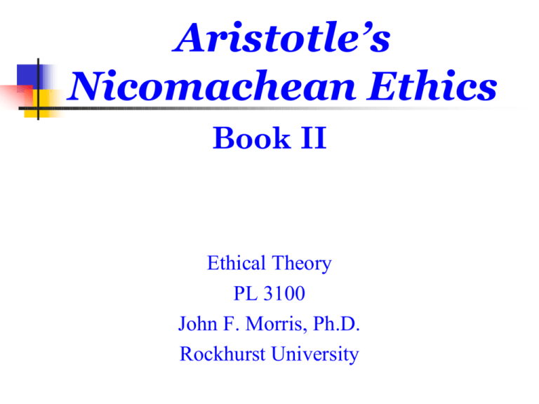 nicomachean ethics argument essay